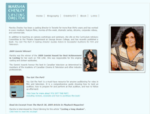 Tablet Screenshot of marshachesleycasting.com